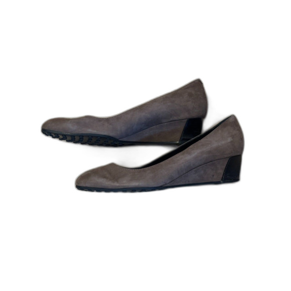 Tod's Brown Closed Toe Wedge Heel - Picture 6 of 7